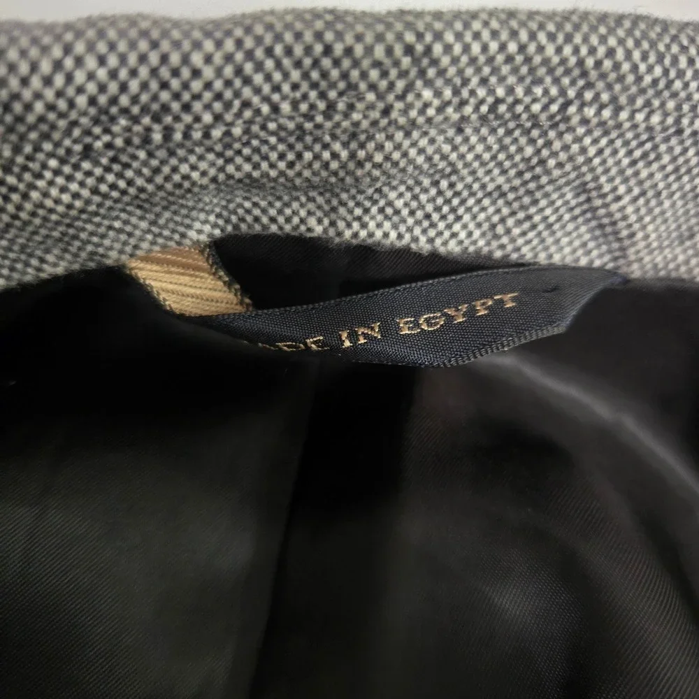 Banana Republic Blazer Mens 38S Gray Tailored Fit Italian Sport Coat Suit Jacket